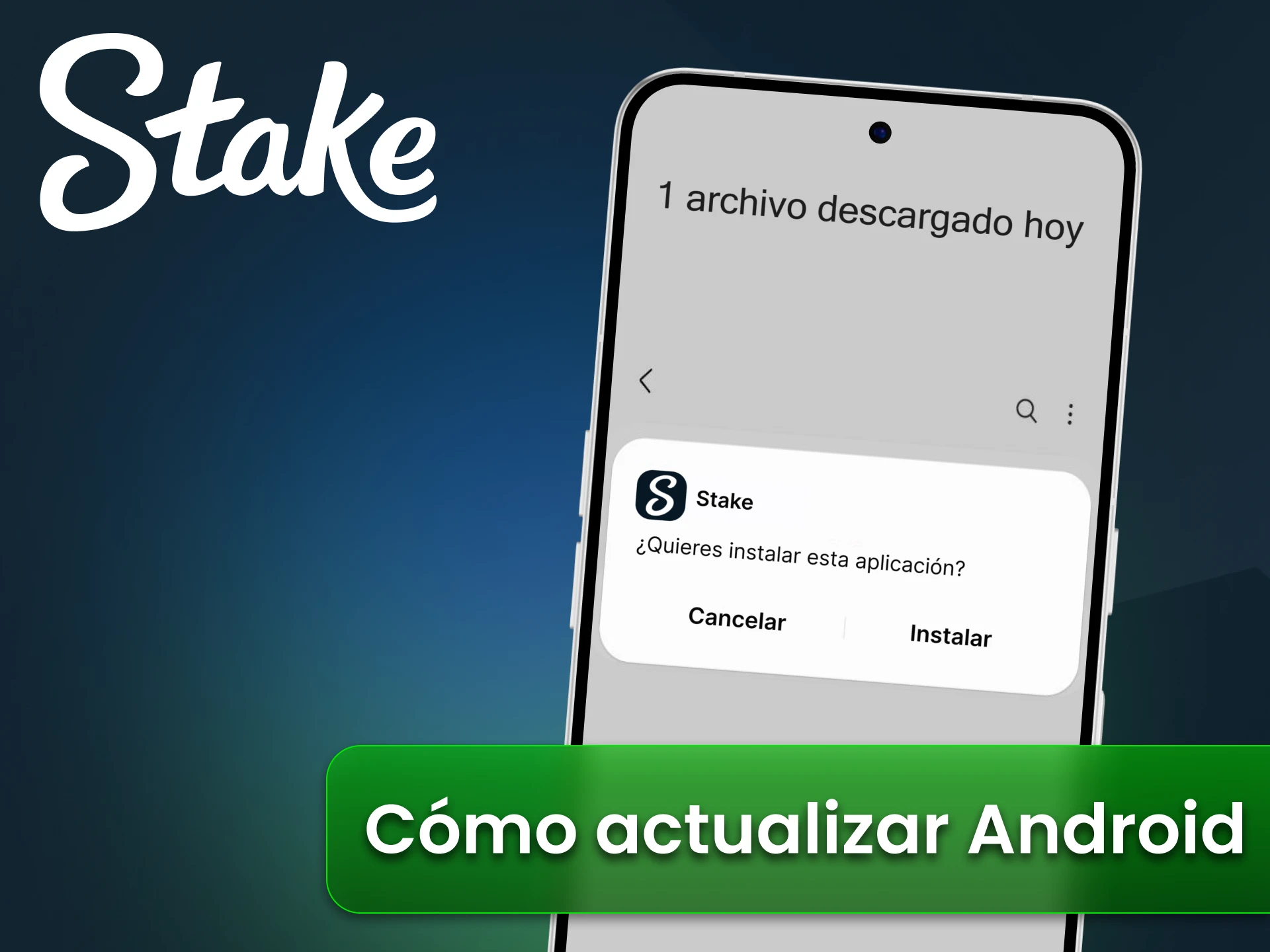 Aprende a mantener actualizada la aplicación Stake en Android.