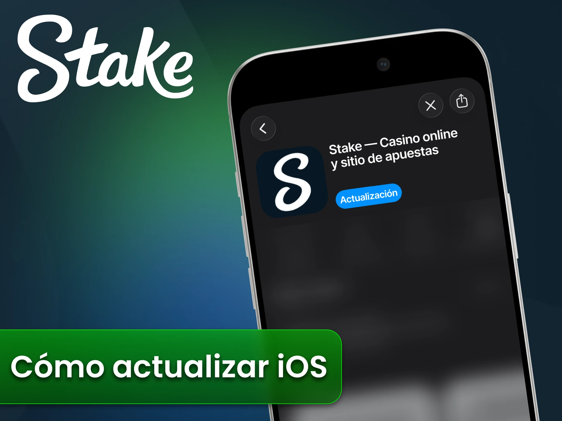 Actualizar la aplicación Stake en dispositivos iOS es un proceso sencillo.