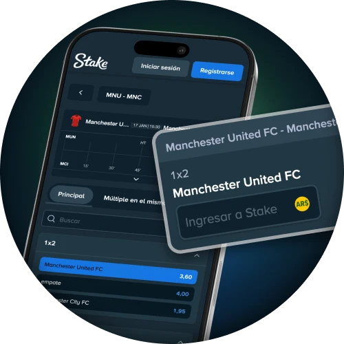 Realiza apuestas rápidas con solo unos toques en la aplicación Stake.