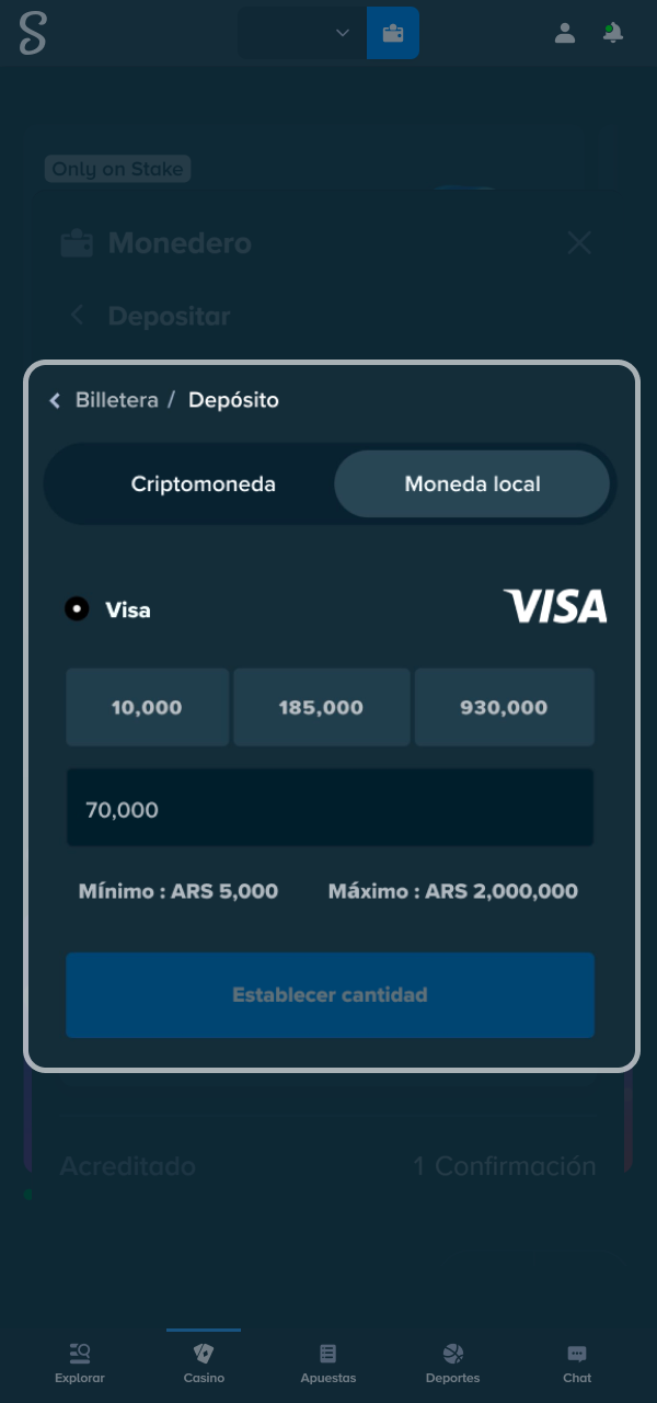 Cargá saldo rápido y jugá Aviator sin demoras en Stake.