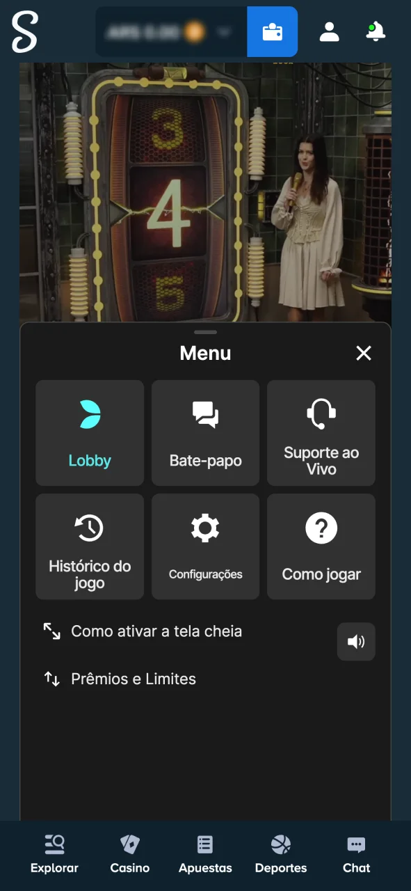 Entrá a una mesa en vivo de Stake y revisá límites, interfaz y chat.