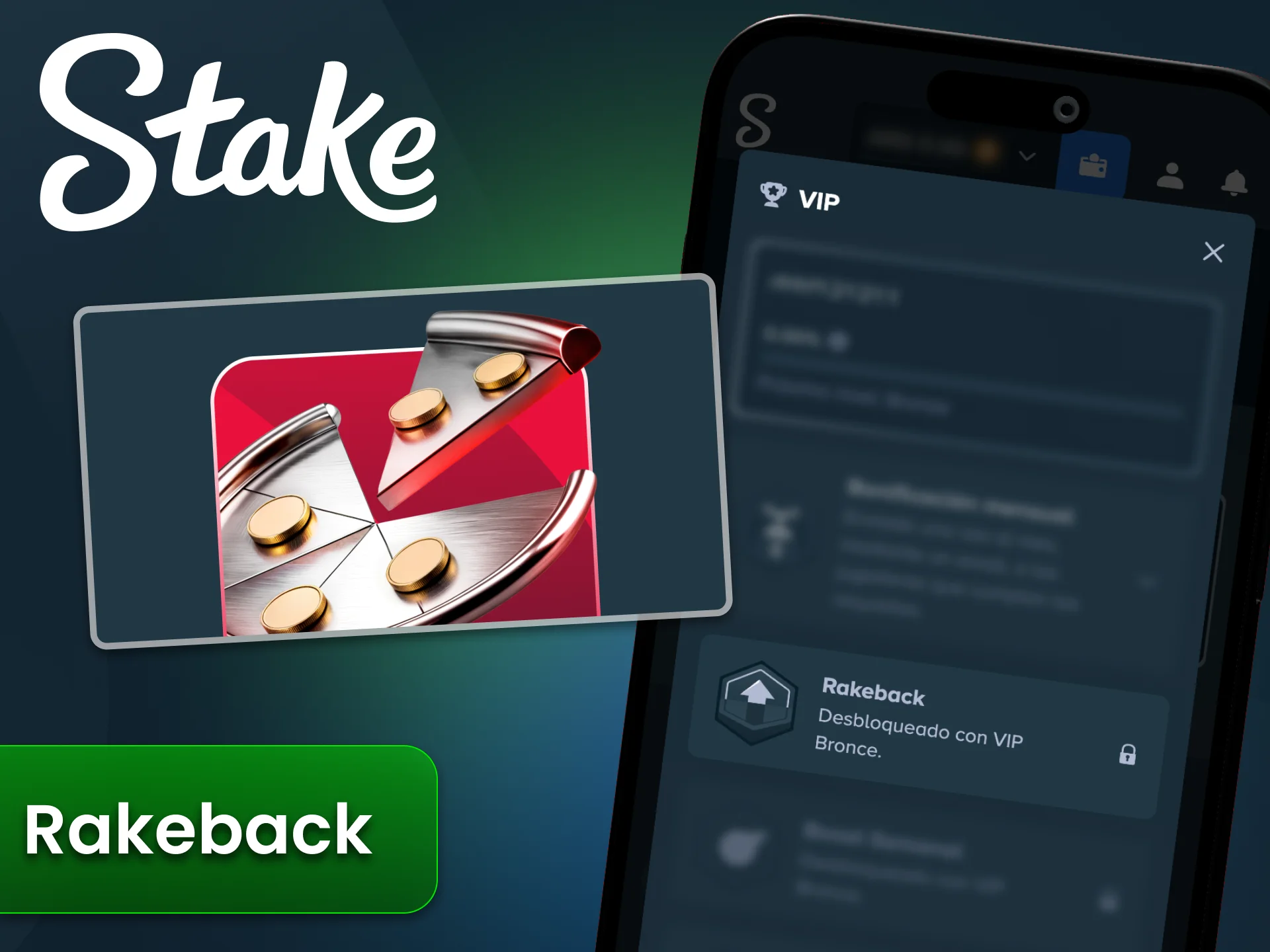 Sumá rakeback en Stake según tu actividad y mejorá tu saldo.