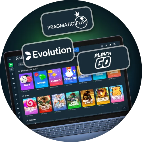 Accedé a cientos de juegos de casino en Stake y divertite sin límites.