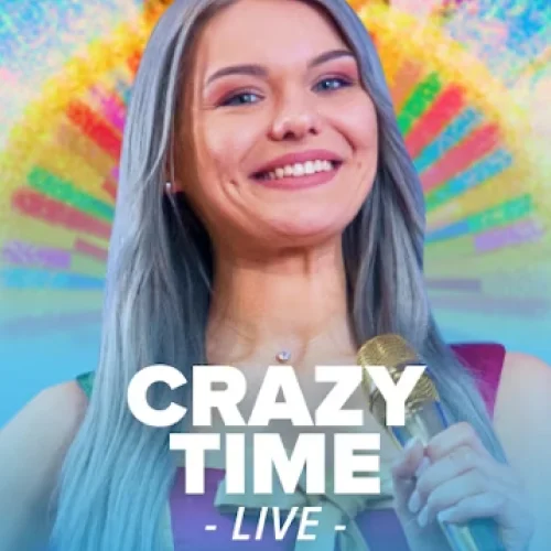 Jugá Crazy Time en vivo en Stake con rueda gigante y bonos.