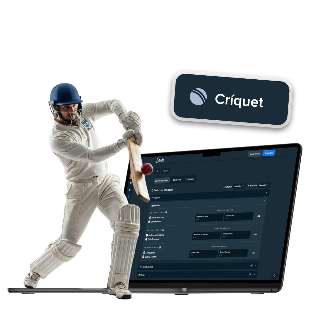Apuestas online de críquet Tyr en Argentina en la página web Stake.