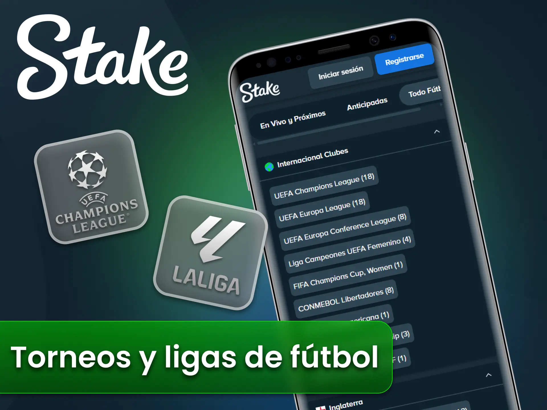 Apuesta en las mejores ligas mediante el sitio oficial Stake.