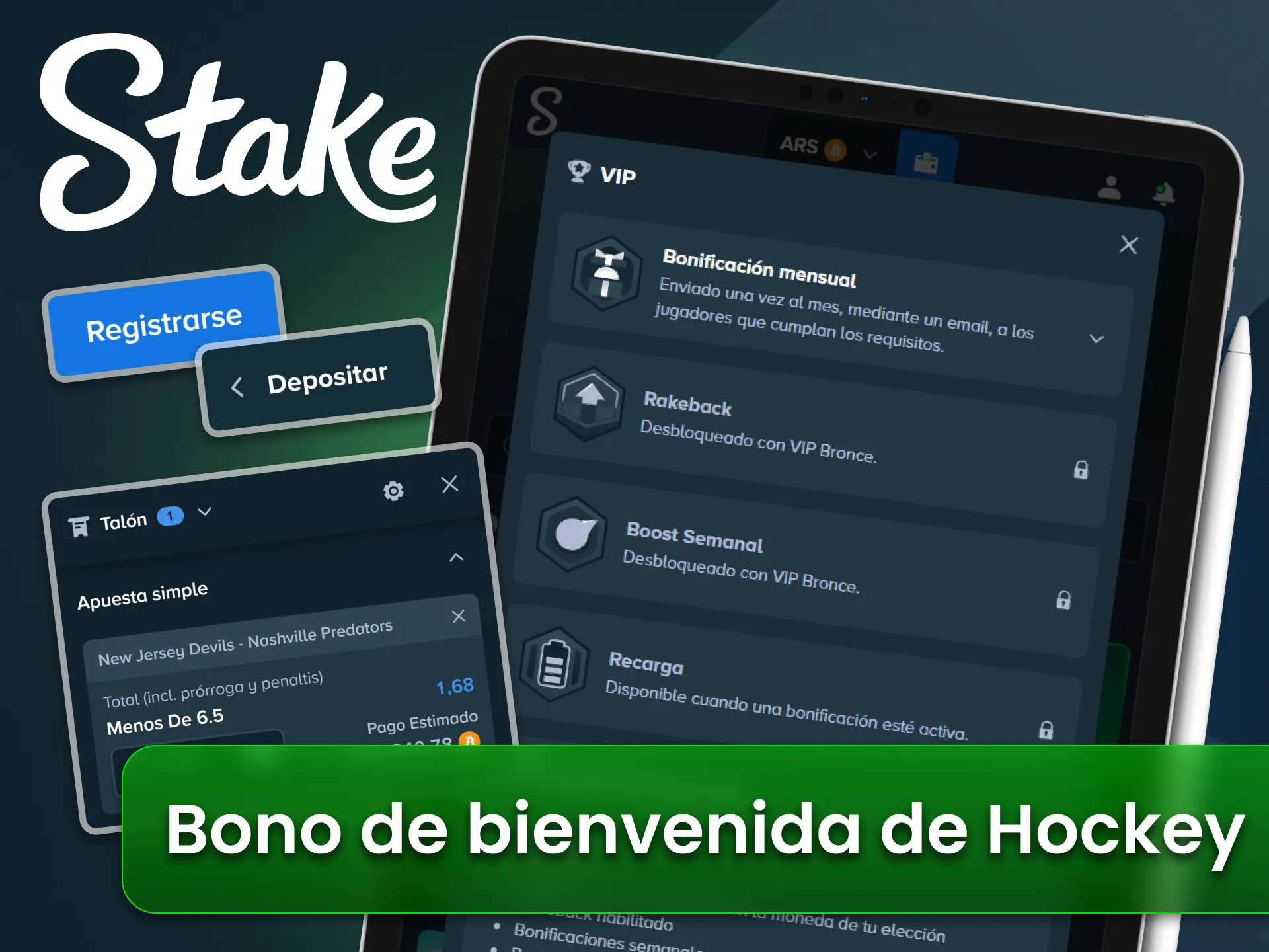 Disfruta tu bono deportivo inicial en el sitio oficial Stake.