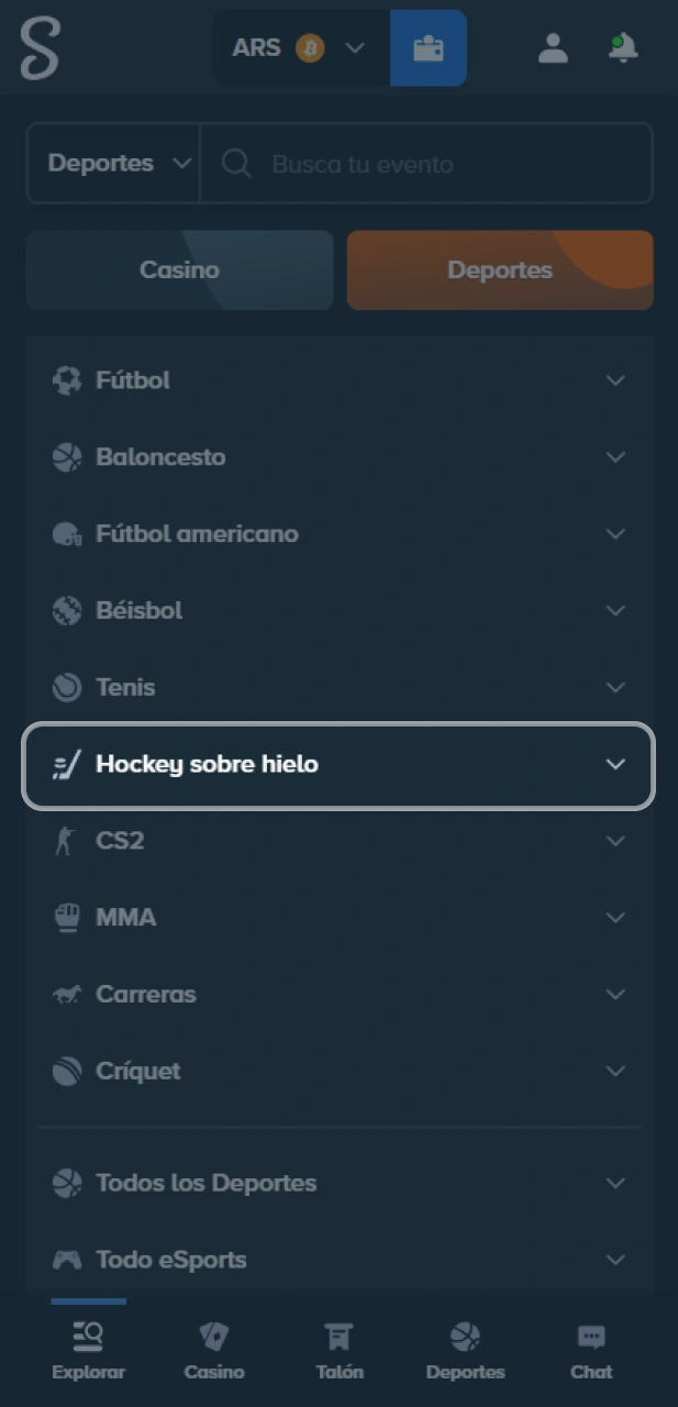Encuentra partidos de hockey en el sitio oficial Stake Argentina.