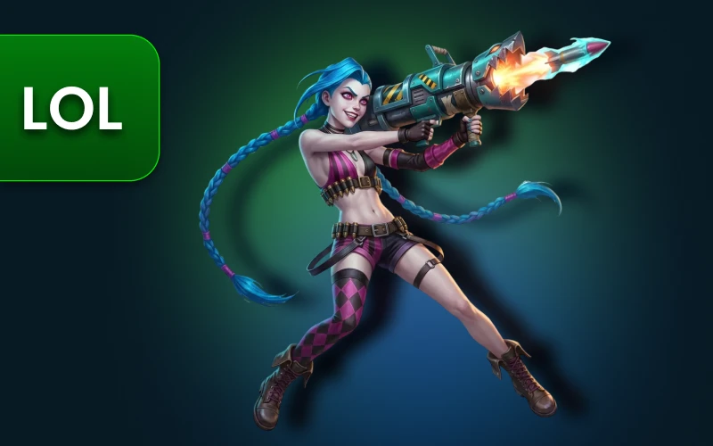 Puedes elegir entre varios mercados de apuestas en la sección LOL de Stake.