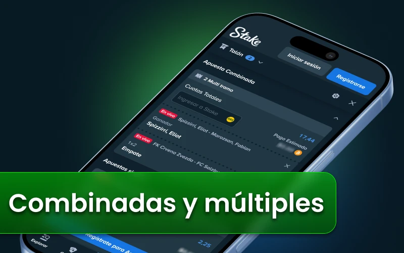 Agrupa varias apuestas para mejorar las cuotas finales de la apuesta.