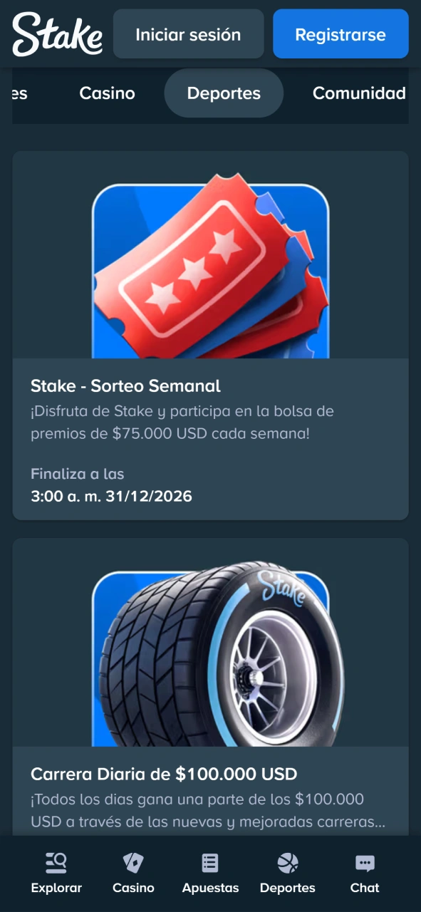 Aprovecha las promociones especiales disponibles hoy en Stake.