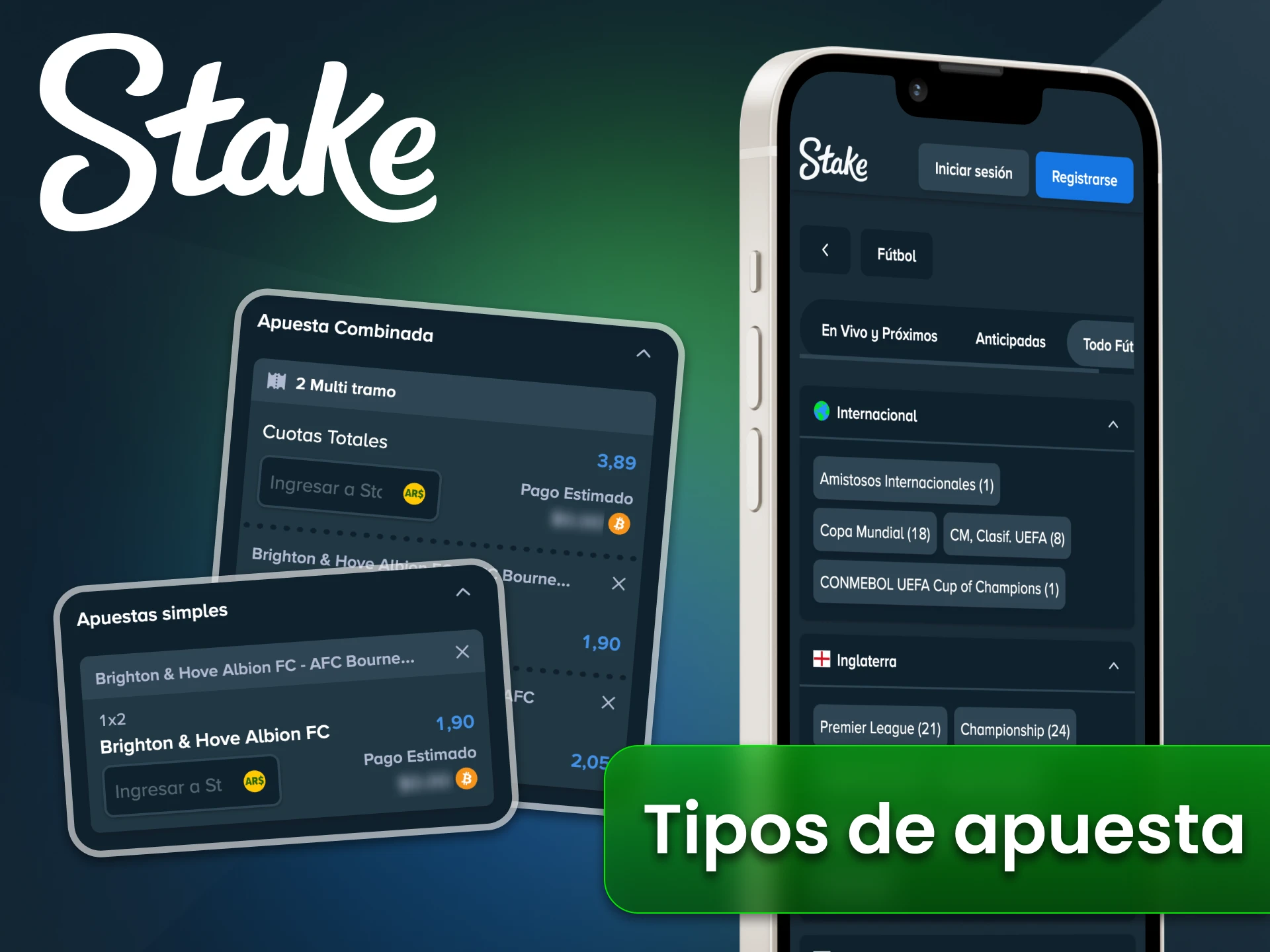 Conozca la información sobre los tipos de apuestas deportivas con Stake.