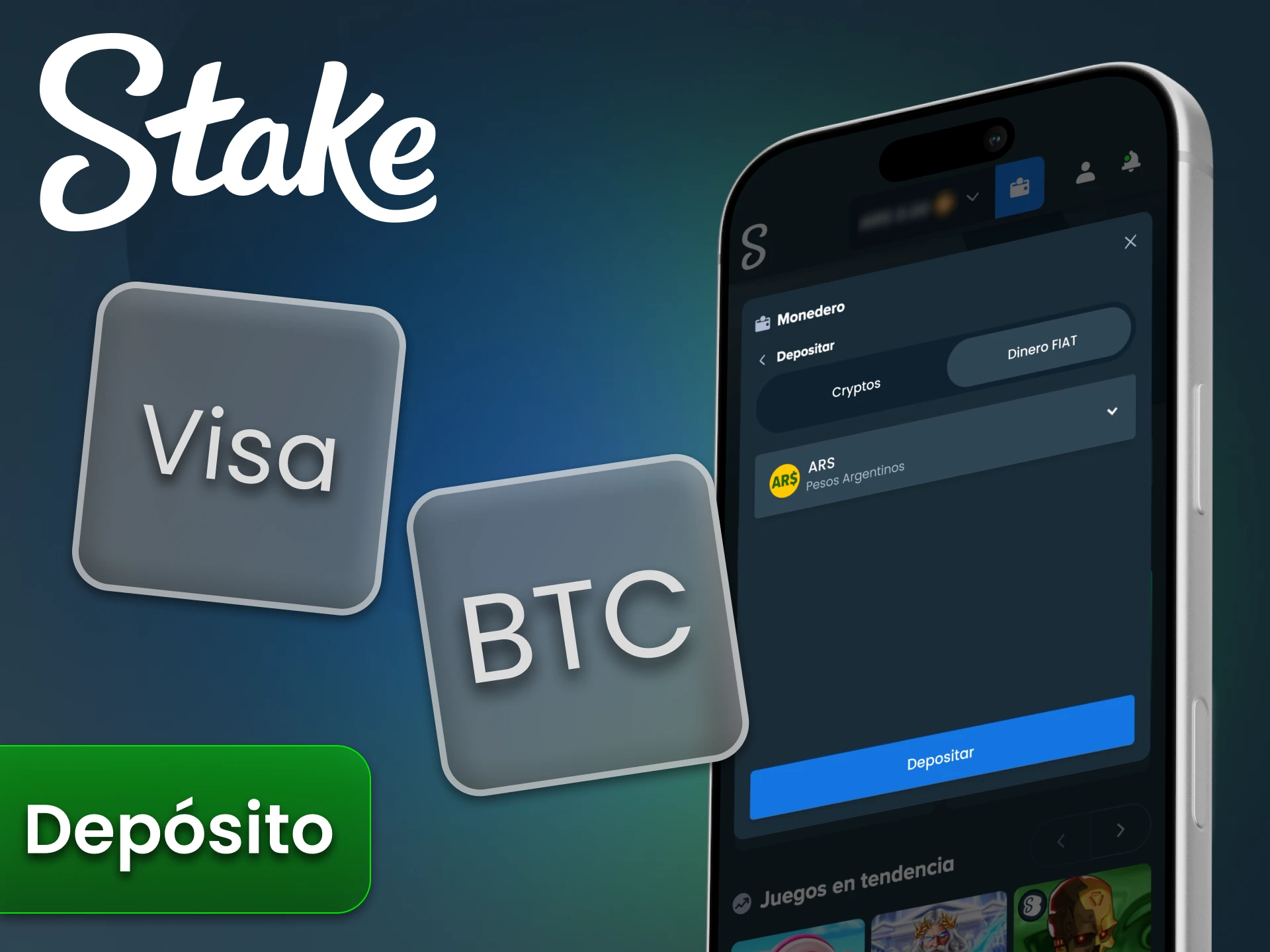 Consulte los métodos de depósito de Stake en Argentina.