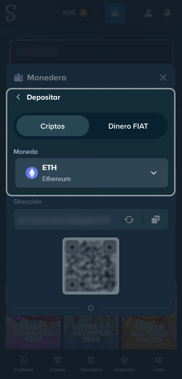 Realiza depósitos de dinero en el sitio oficial Stake Argentina.