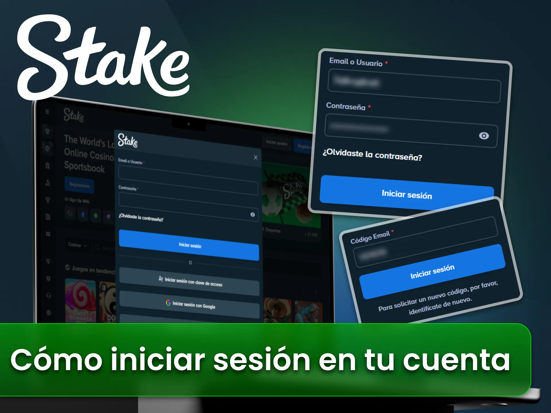 Inicia sesión de usuario en el sitio oficial Stake Argentina.