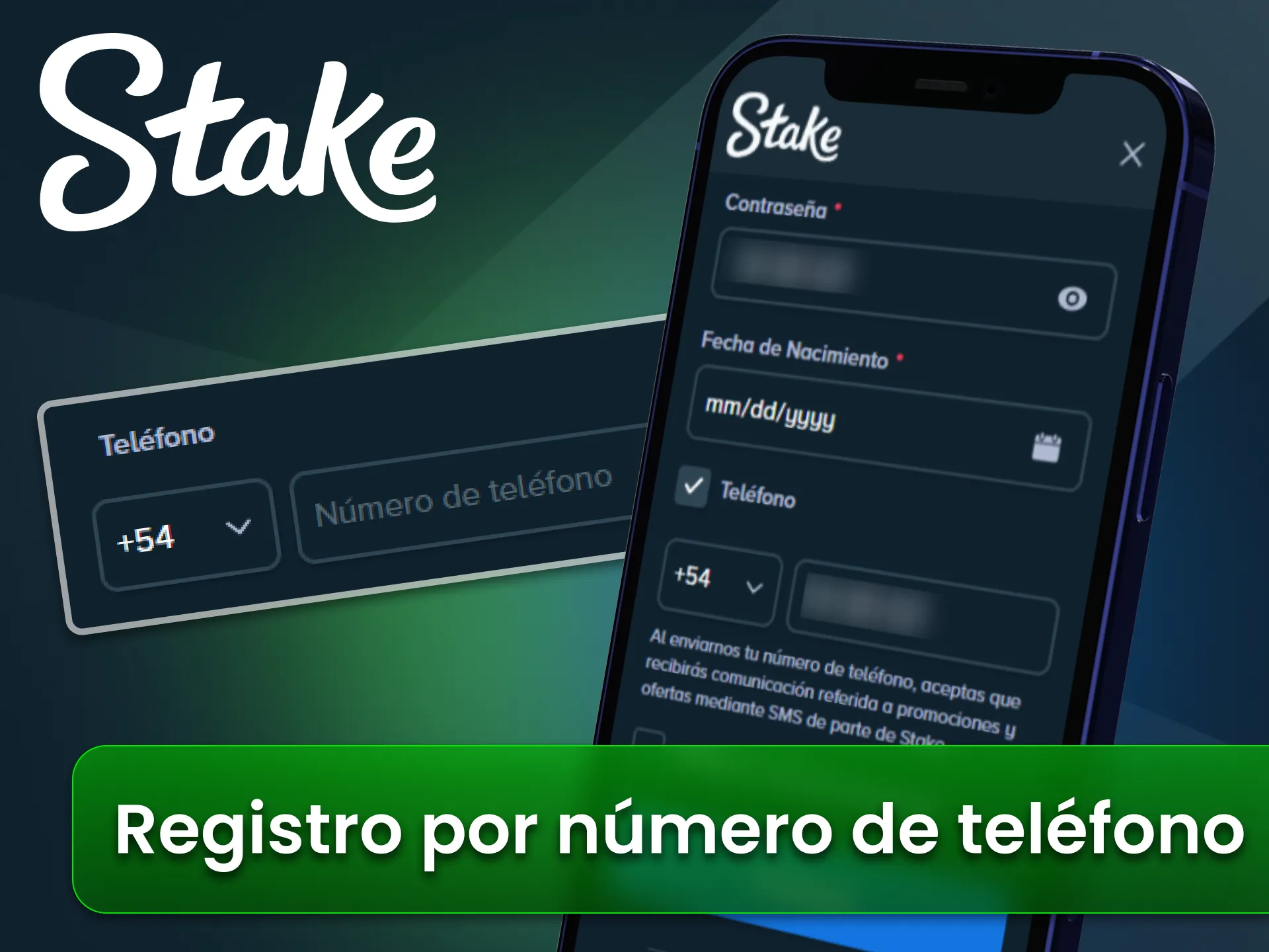 Crea tu cuenta por teléfono en el sitio oficial Stake Argentina.