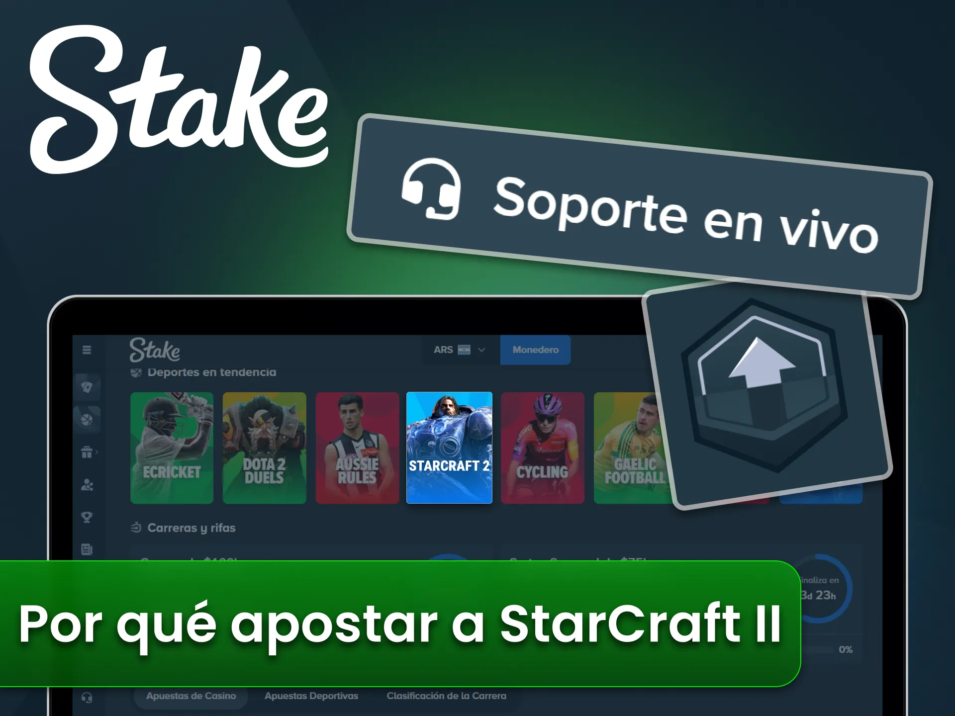 Disfruta beneficios exclusivos apostando en el sitio oficial de Stake.